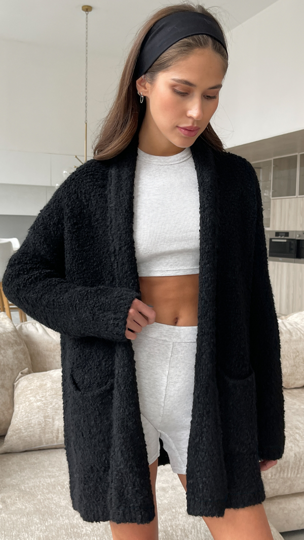 Charli Emmy Cardigan - Black Cardigans