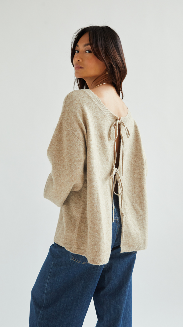 charli Erin Reversible Sweater - Sand Cardigans