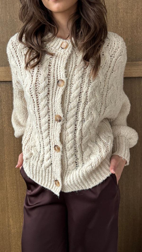 Charli Evie Cardigan - Ivory Cardigans