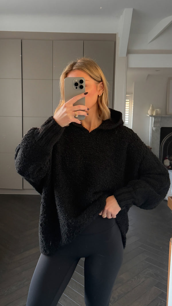 Charli Giorgia Alpaca Sweater - Black Jumpers