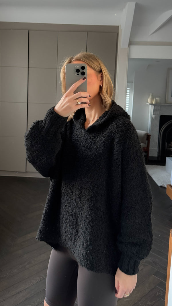 Charli Giorgia Alpaca Sweater - Black Jumpers