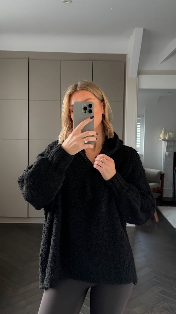 Charli Giorgia Alpaca Sweater - Black Jumpers