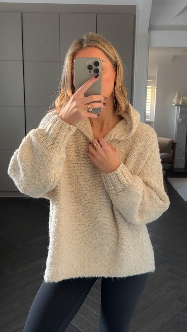 Charli Giorgia Alpaca Sweater - Moonbeam Jumpers