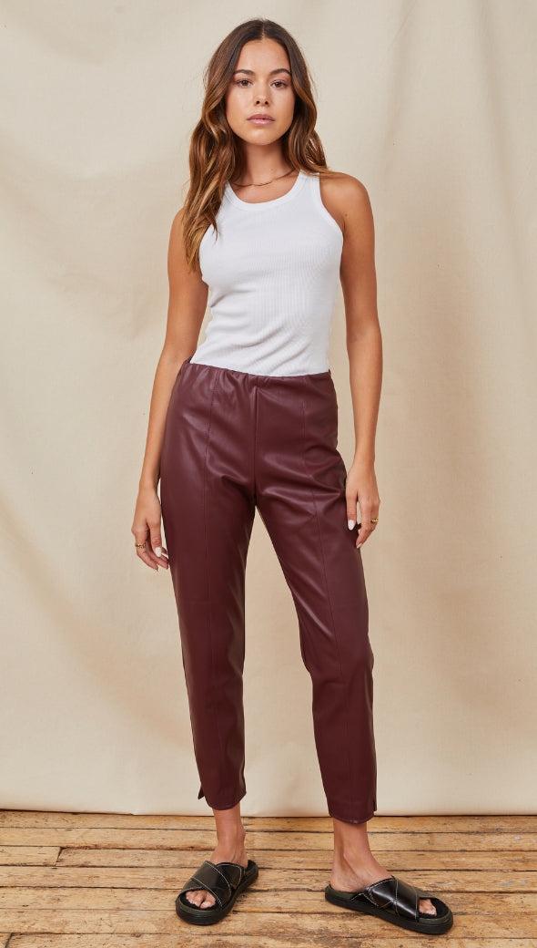 Charli Grace Leggings - Burgundy Leggings