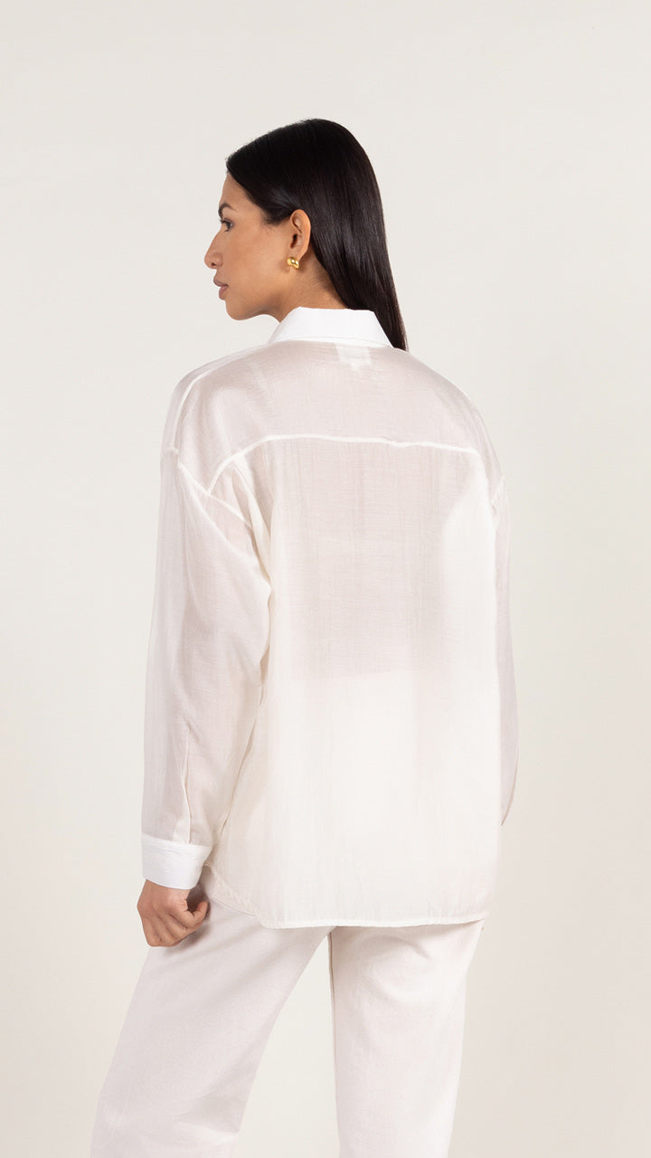 Charli Ines Shirt - White Blouses