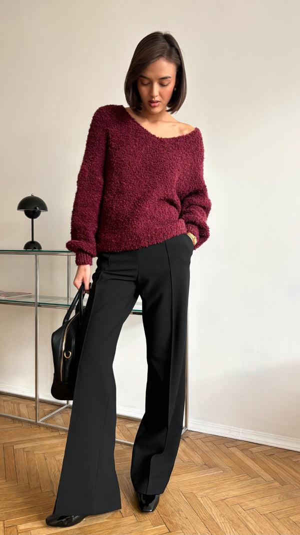 Charli Jenny Sweater - Bordeaux Jumpers