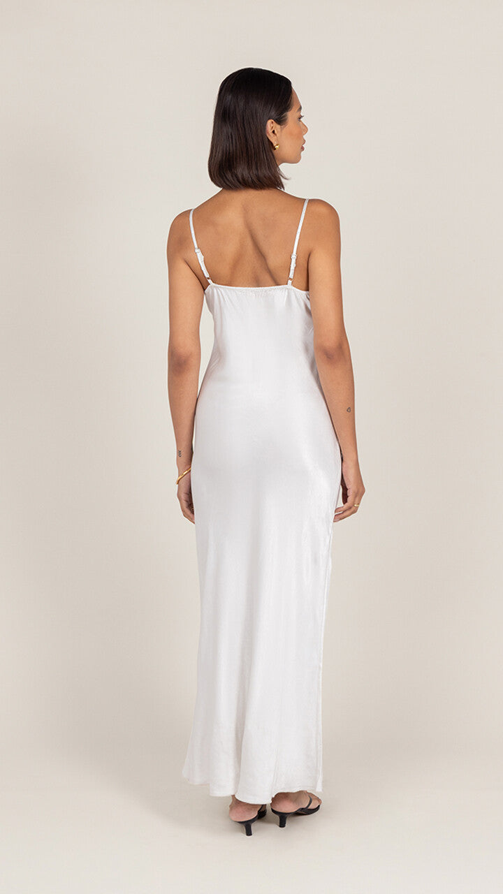 Charli Lana Satin Dress - Pearl Dresses