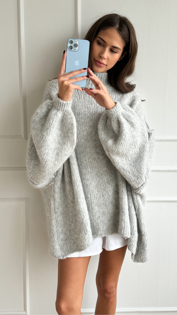 charli Layla Sweater - Light Grey Dresses