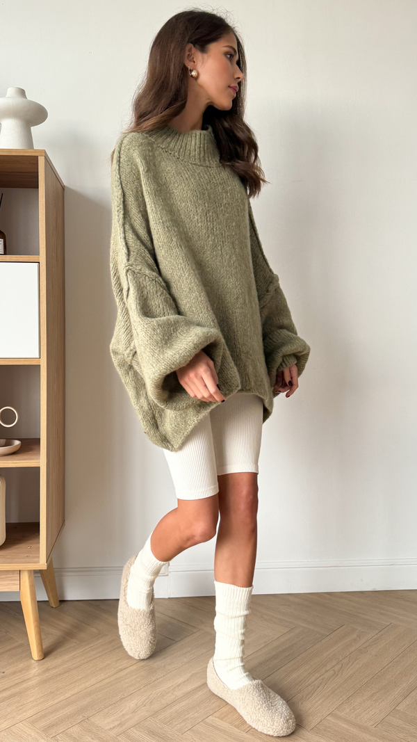 Charli Layla Sweater - Sage Dresses