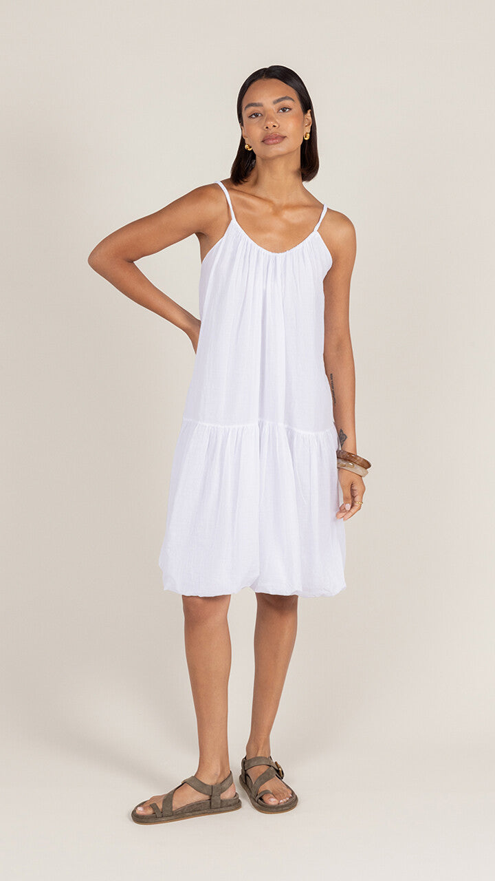 Charli Liora Cotton Dress - White Dresses