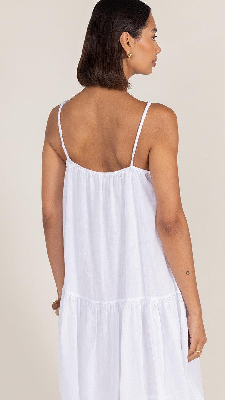 Charli Liora Cotton Dress - White Dresses