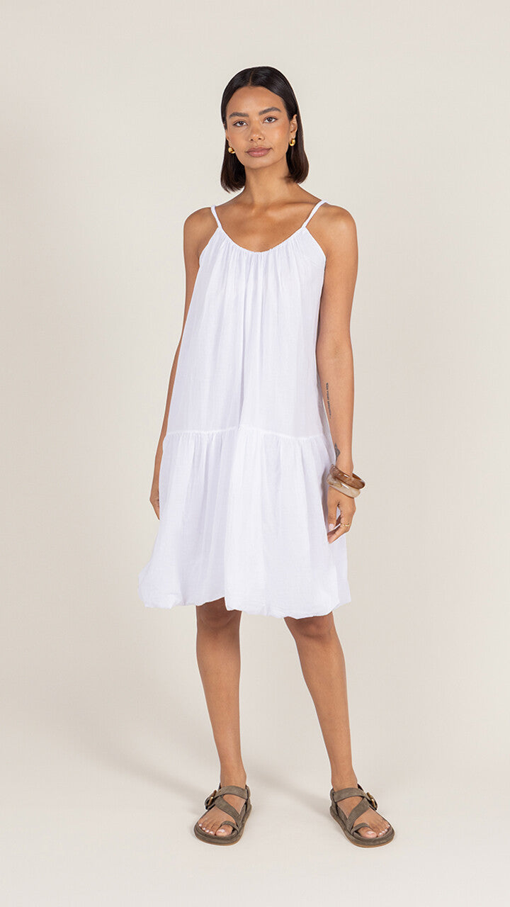 Charli Liora Cotton Dress - White Dresses