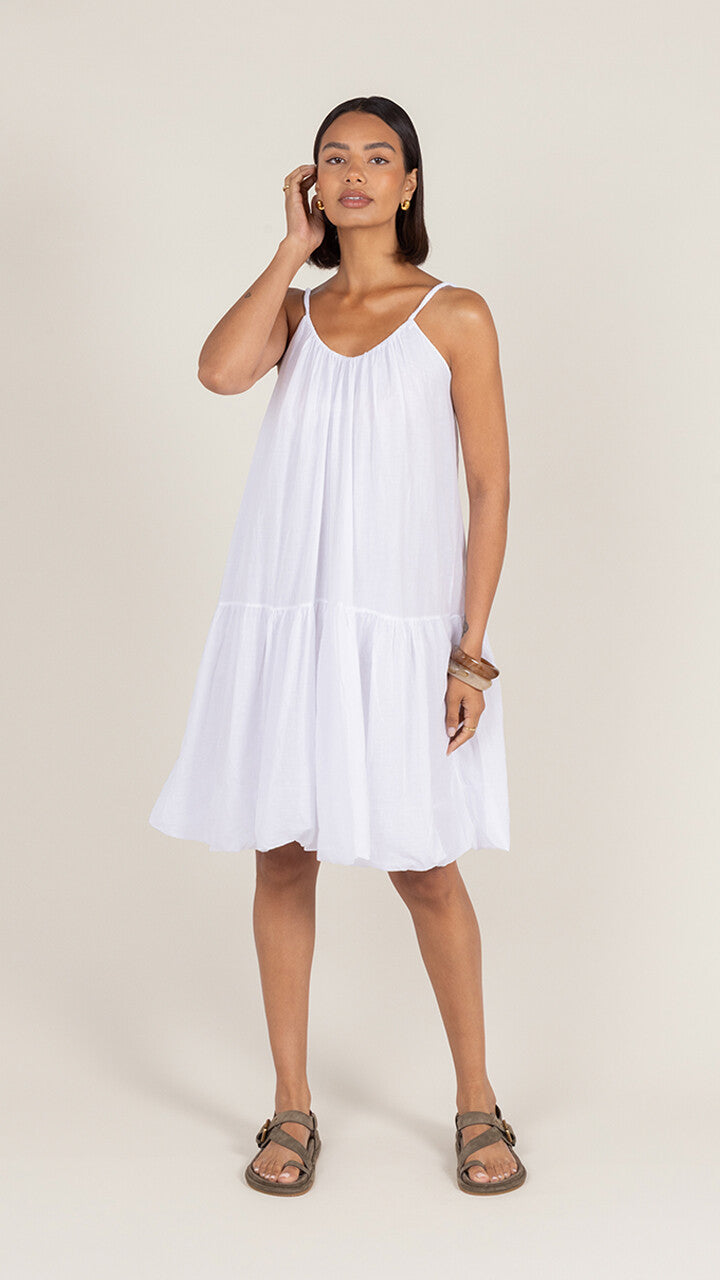 charli Liora Cotton Dress - White Dresses
