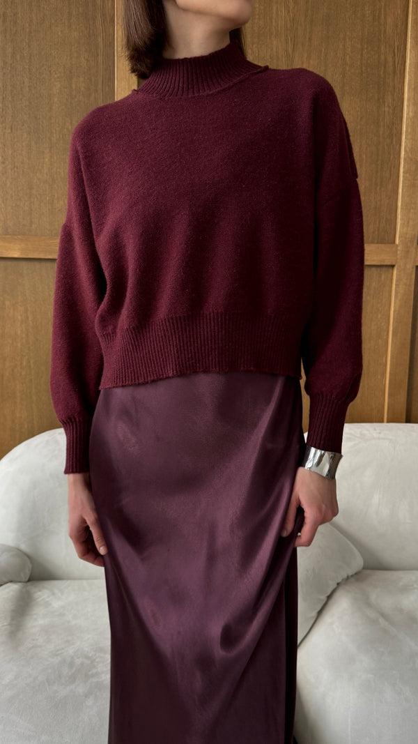 Charli Lottie Sweater - Burgundy Jumpers