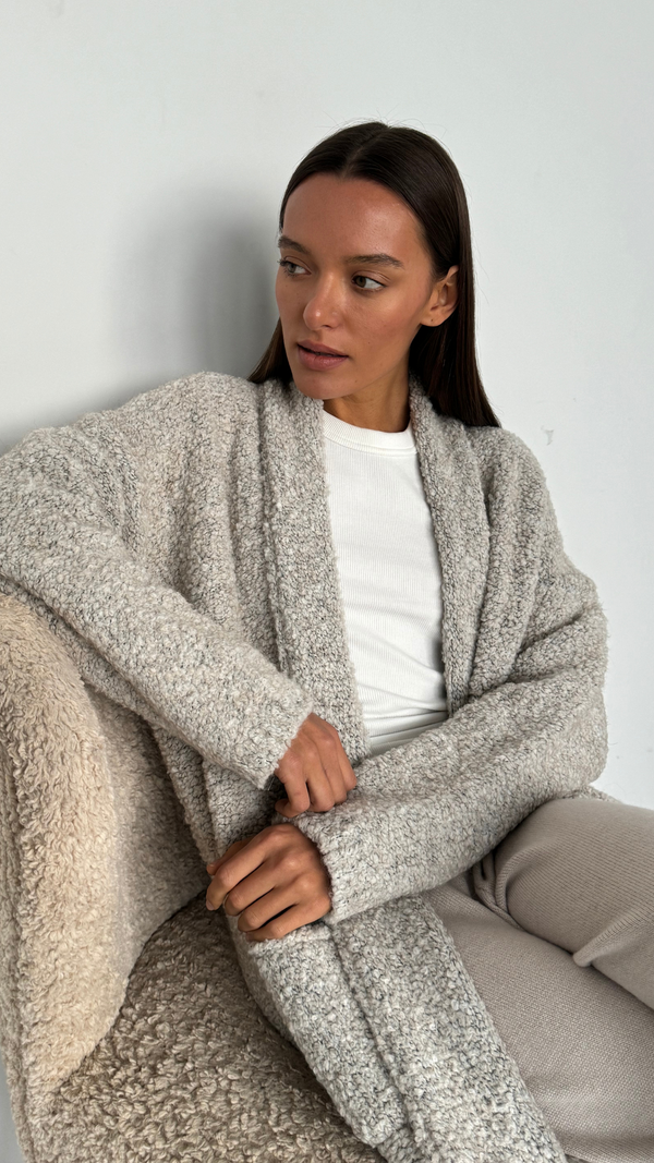 Charli Lyra Cardigan - Beige Melange Cardigans