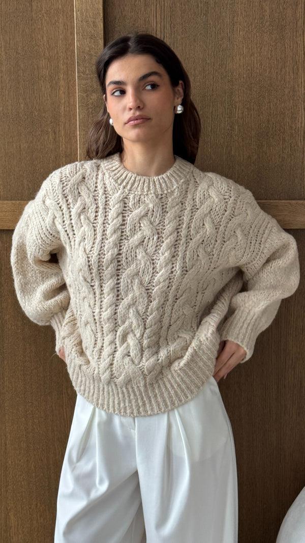 Charli Mara Sweater - Ivory Cardigans