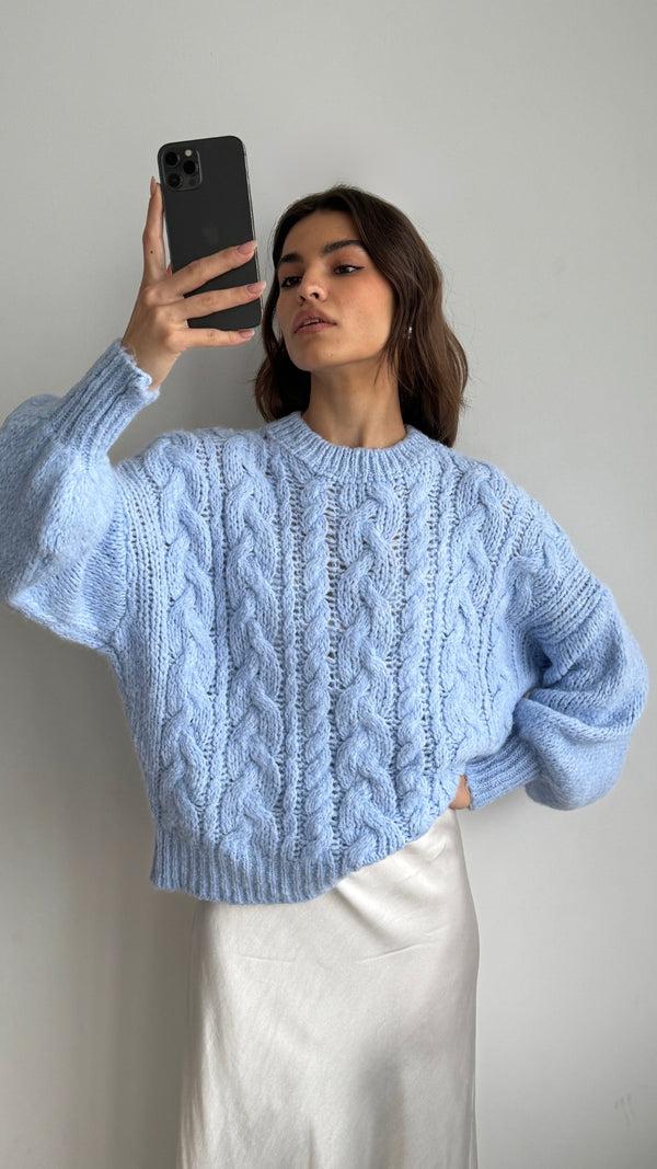 Charli Mara Sweater - Sky Cardigans