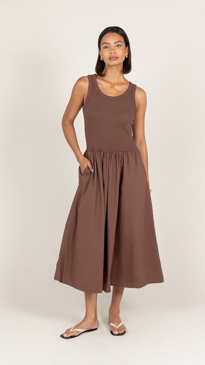 Charli Marnie Dress - Cocoa Dresses