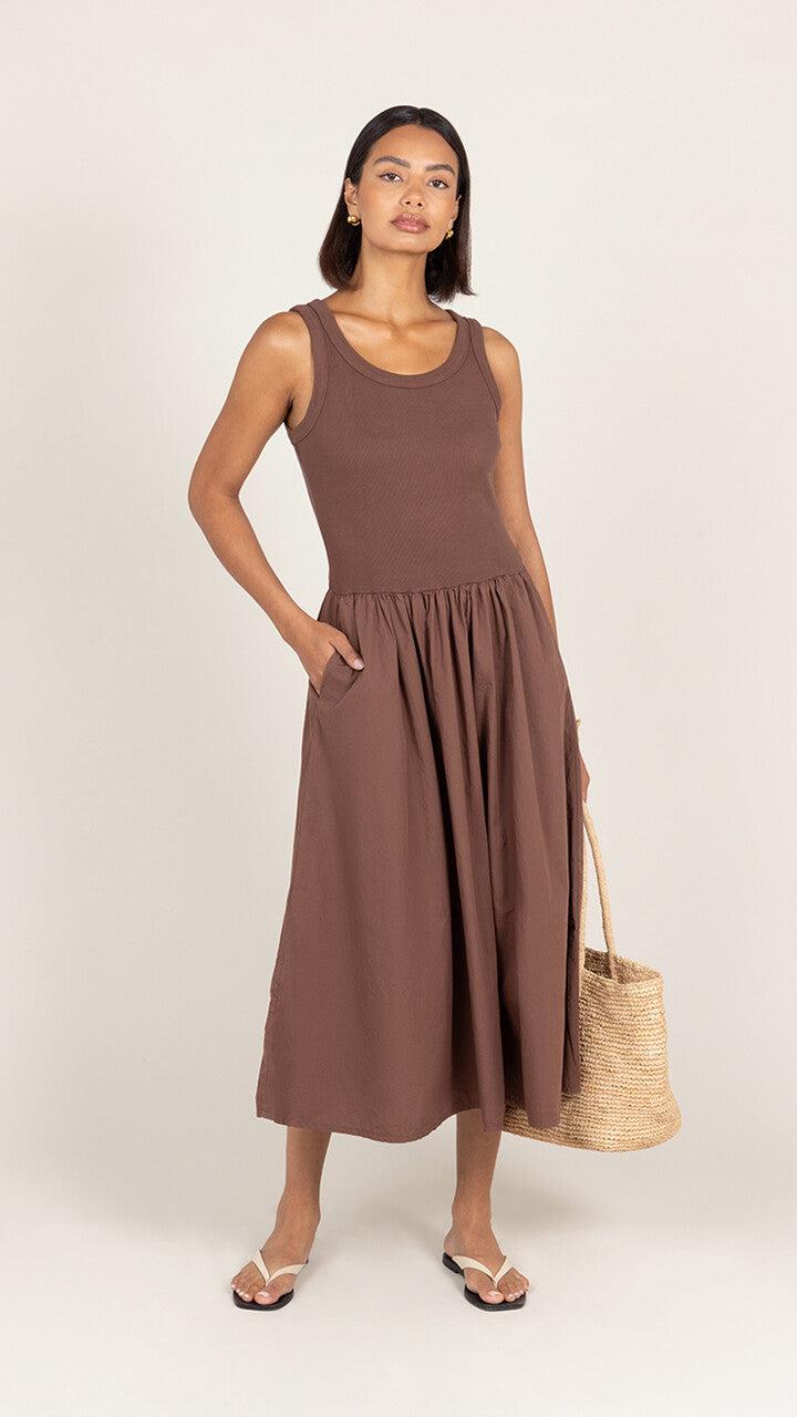 charli Marnie Dress - Cocoa Dresses