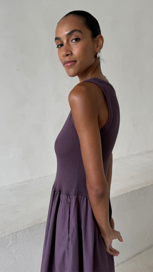 Charli Marnie Dress - Grape Dresses