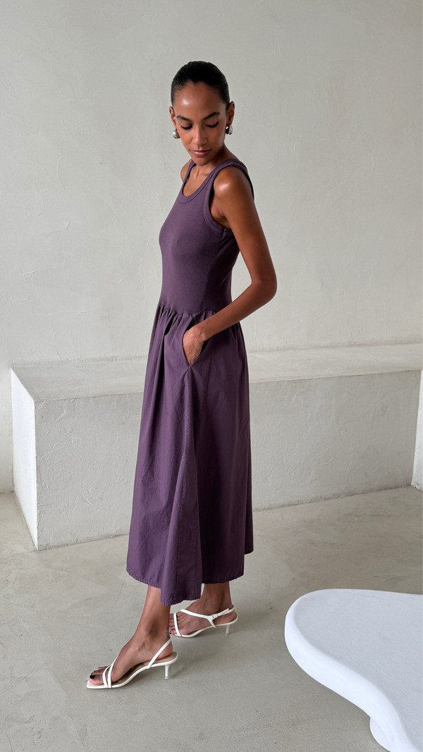 Charli Marnie Dress - Grape Dresses