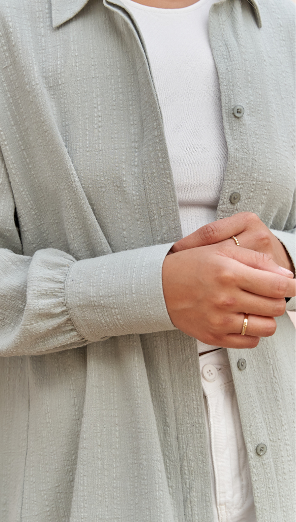 Charli Masha Shirt - Sage Shirts