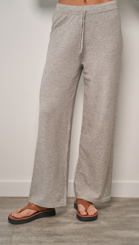 Charli Monica Trousers - Grey Melange Trousers