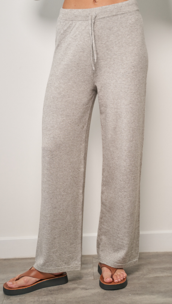 charli Monica Trousers - Grey Melange Trousers