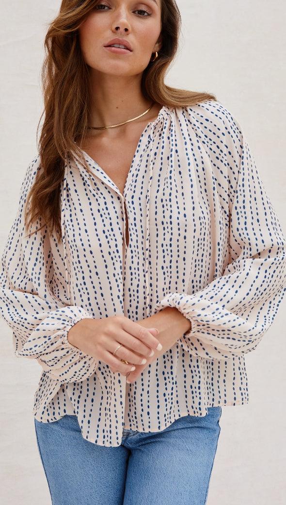 Charli Myra Shirt - Ink Print Shirts