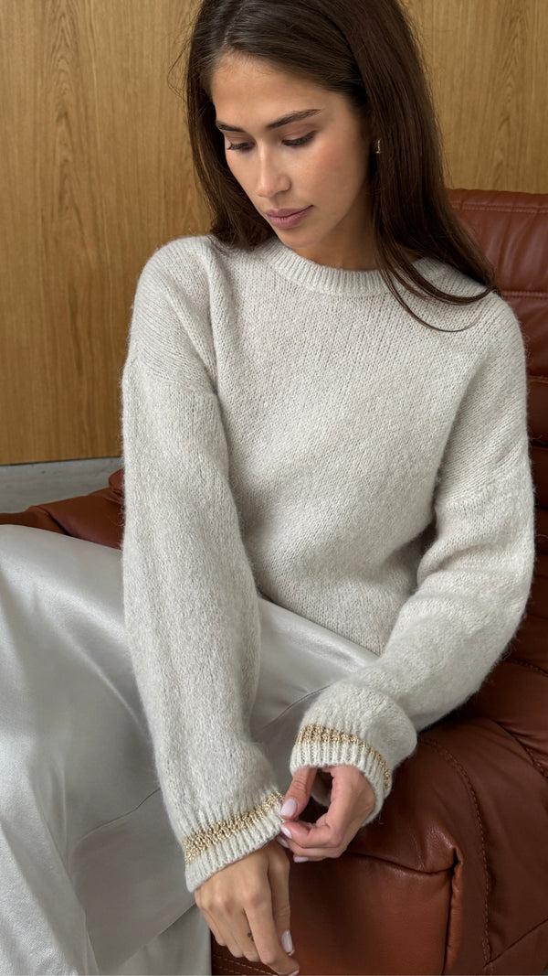 charli Noelle Sweater - Taupe Sweaters