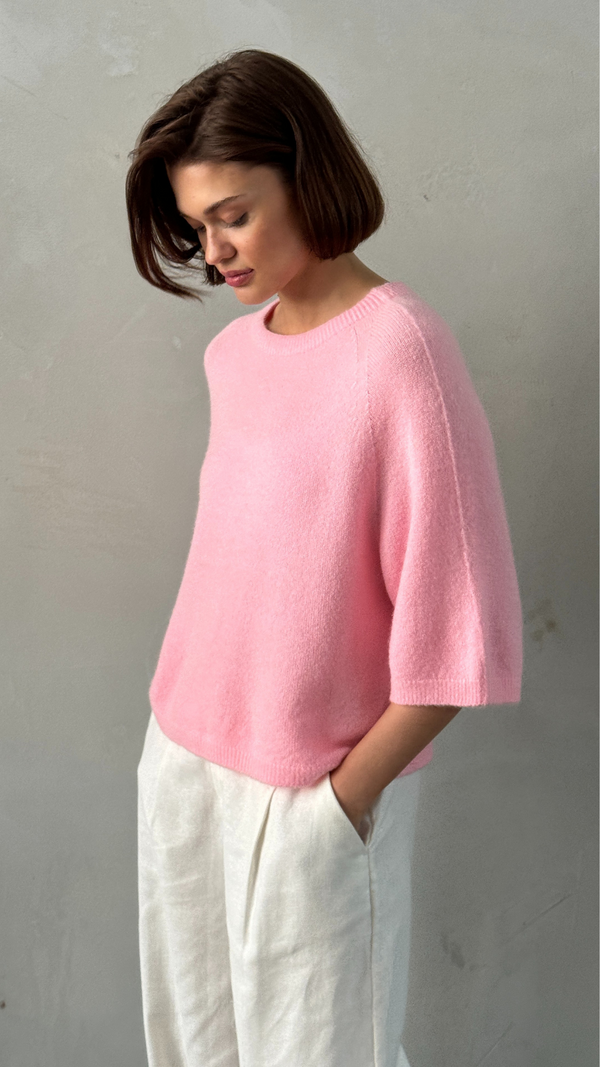 Charli Piper Alpaca Knit - Flamingo Jumpers