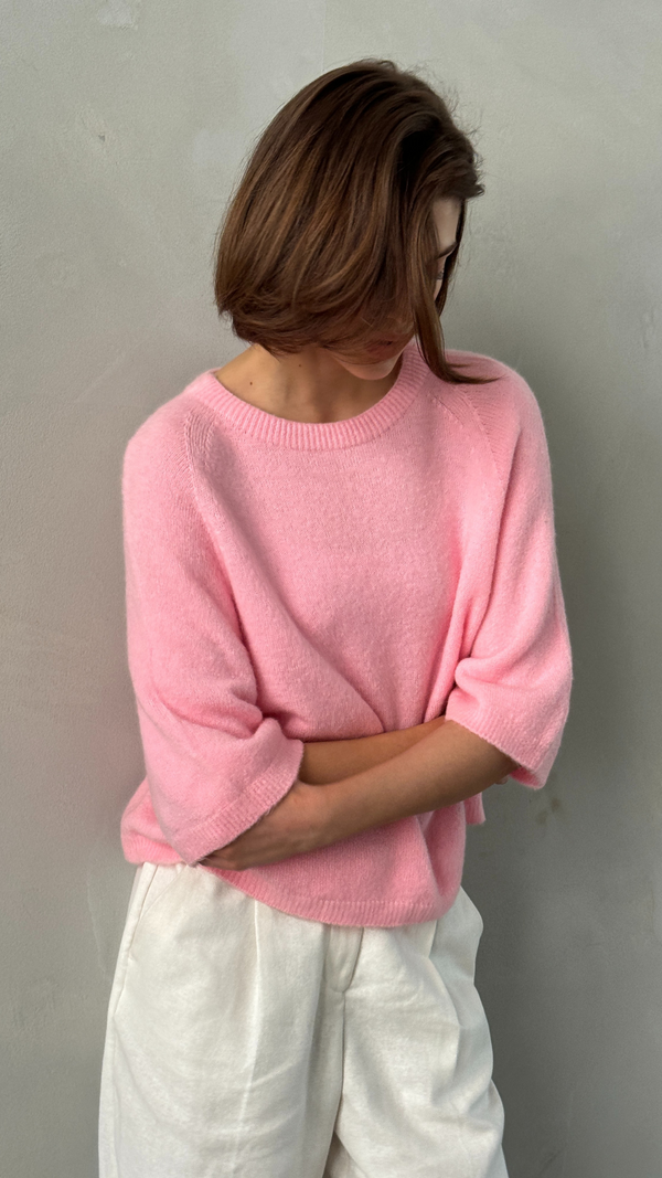 Charli Piper Alpaca Knit - Flamingo Jumpers