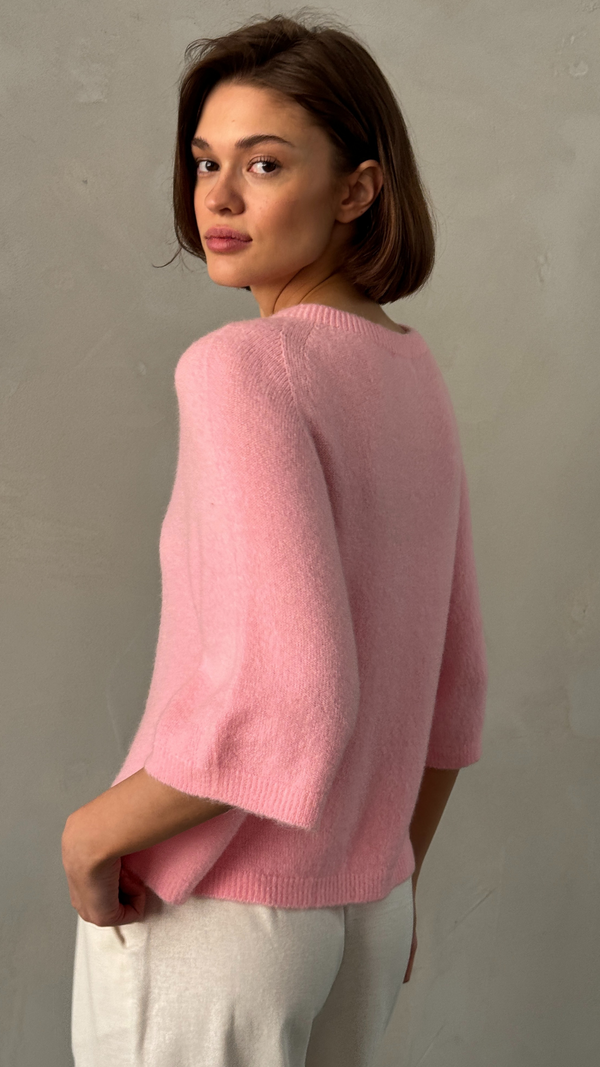 Charli Piper Alpaca Knit - Flamingo Jumpers