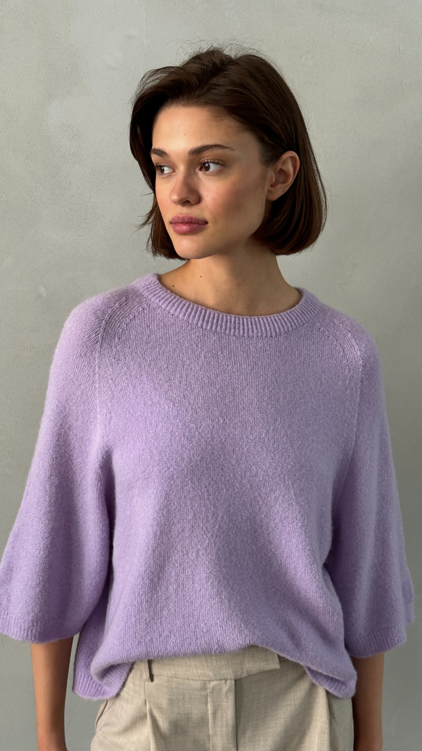 Charli Piper Alpaca Knit - Lilac Jumpers