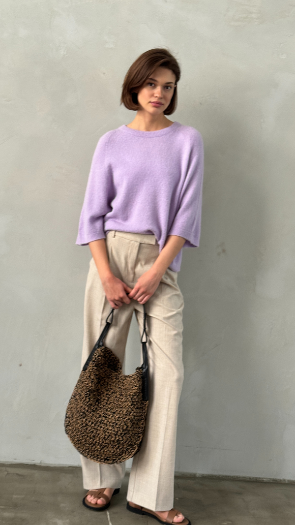 Charli Piper Alpaca Knit - Lilac Jumpers