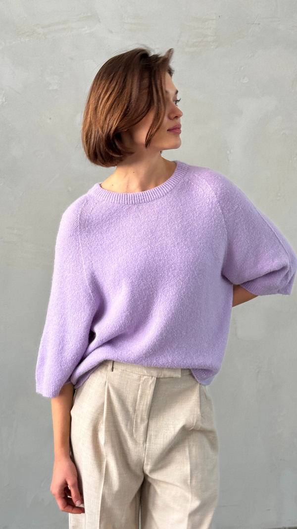 charli Piper Alpaca Knit - Lilac Jumpers