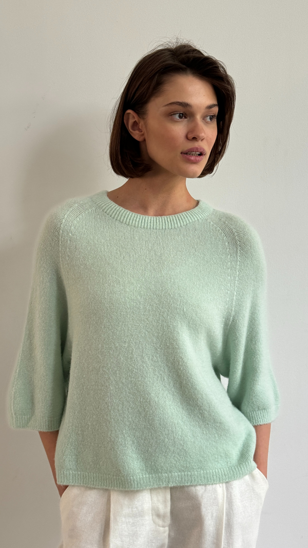 Charli Piper Alpaca Knit - Mint Jumpers