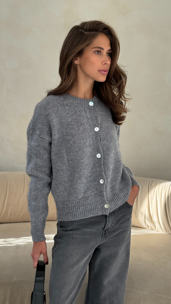 Charli Reyna Cardigan - Dark Grey Cardigans
