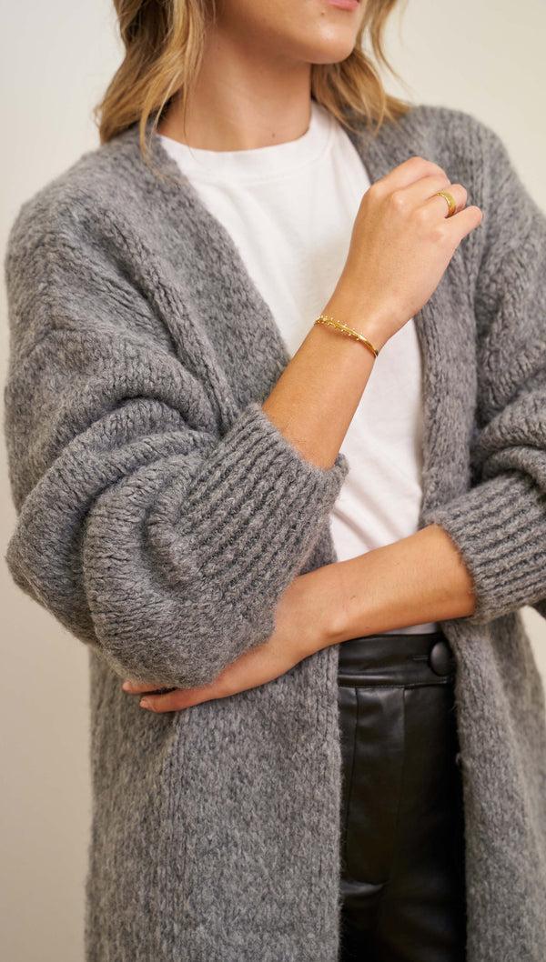 Charli Rosalia Cardigan - Grey Cardigans