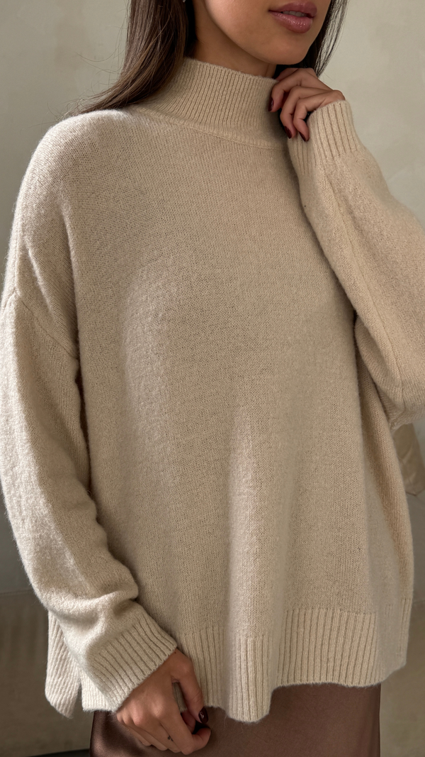 Charli Sara Sweater - Sand Jumpers