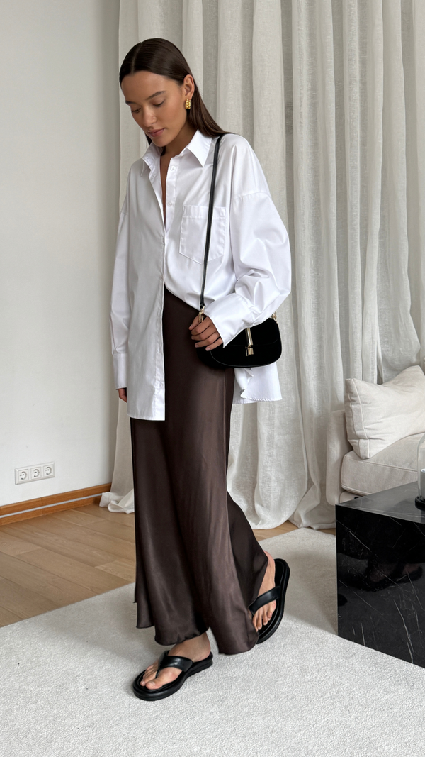 Charli Sasha Skirt - Dark Espresso Skirts