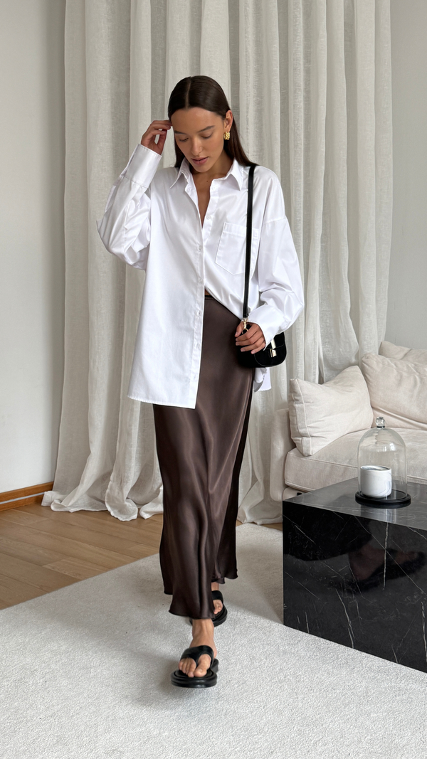 Charli Sasha Skirt - Dark Espresso Skirts