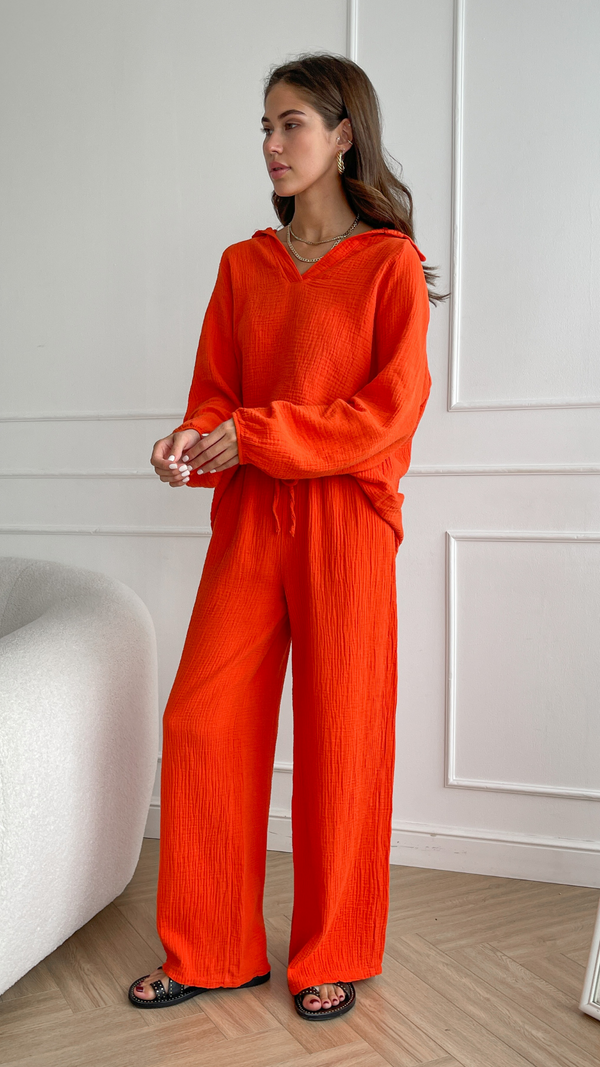 Charli Selina Cotton Set - Amber Co-ords