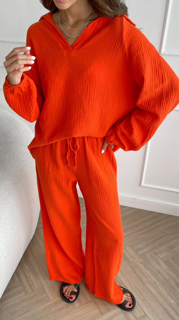 Charli Selina Cotton Set - Amber Co-ords