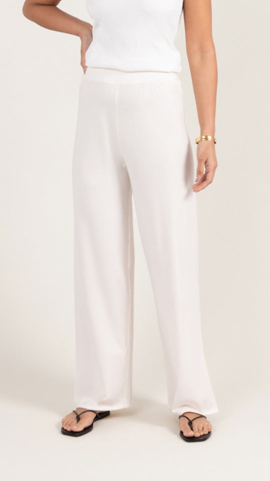 Charli Sofia Knit Trousers - Ivory Jumpers