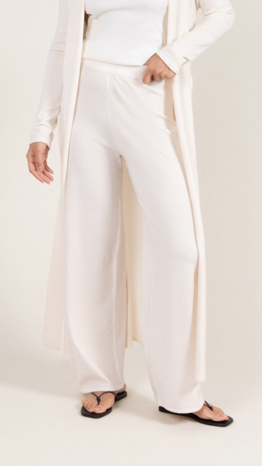charli Sofia Knit Trousers - Ivory Jumpers