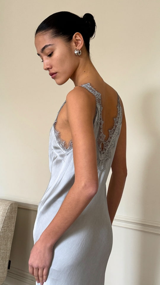 Charli Solange Slip Dress - Pearl Dresses