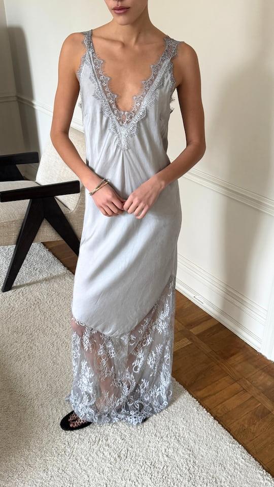 Charli Solange Slip Dress - Pearl Dresses