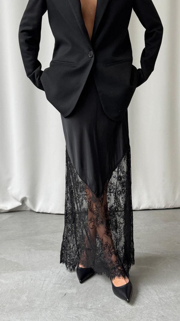 Charli Solene Lace Skirt - Black Dresses