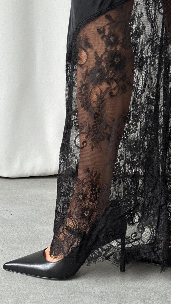 Charli Solene Lace Skirt - Black Dresses